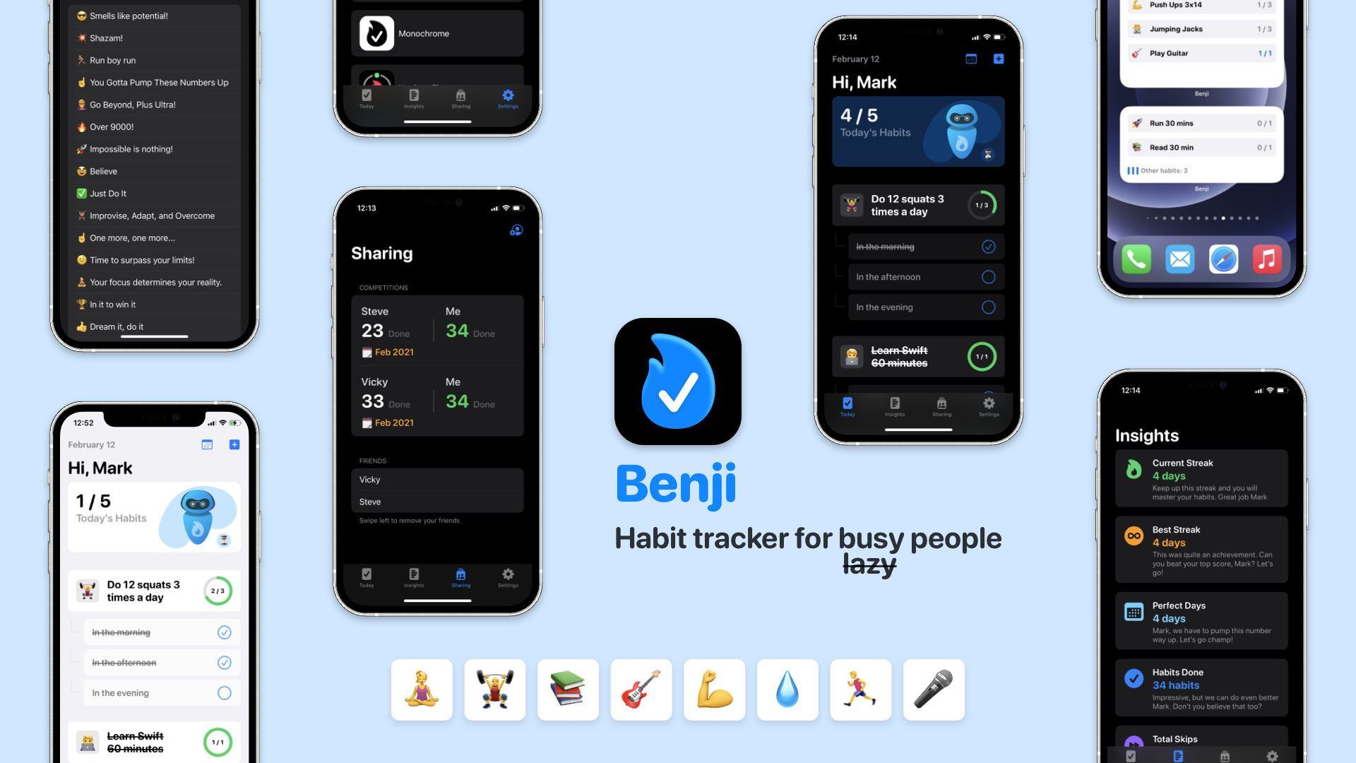 Benji, The Collaborative Habit Tracking App Launches February 18