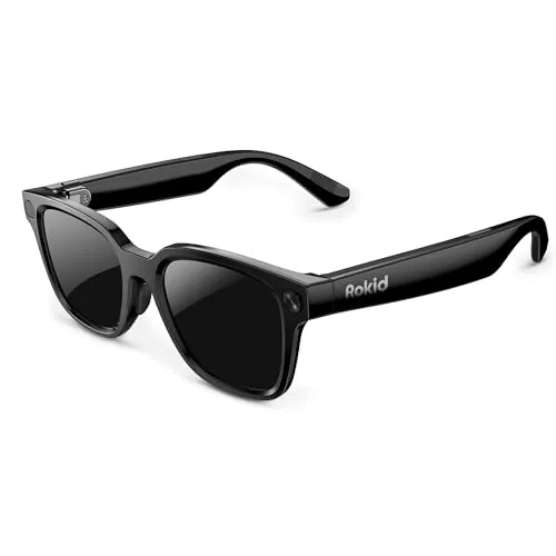 Black Rokid AI Glasses Style