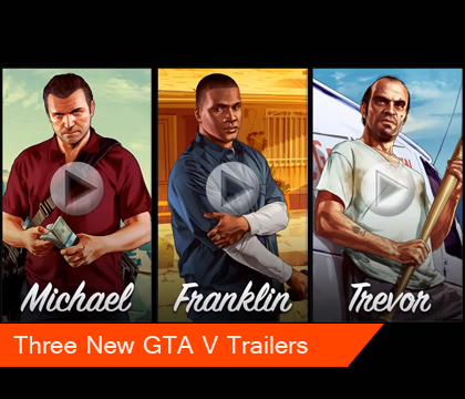 New GTA V trailer - Michael, Franklin, Trevor