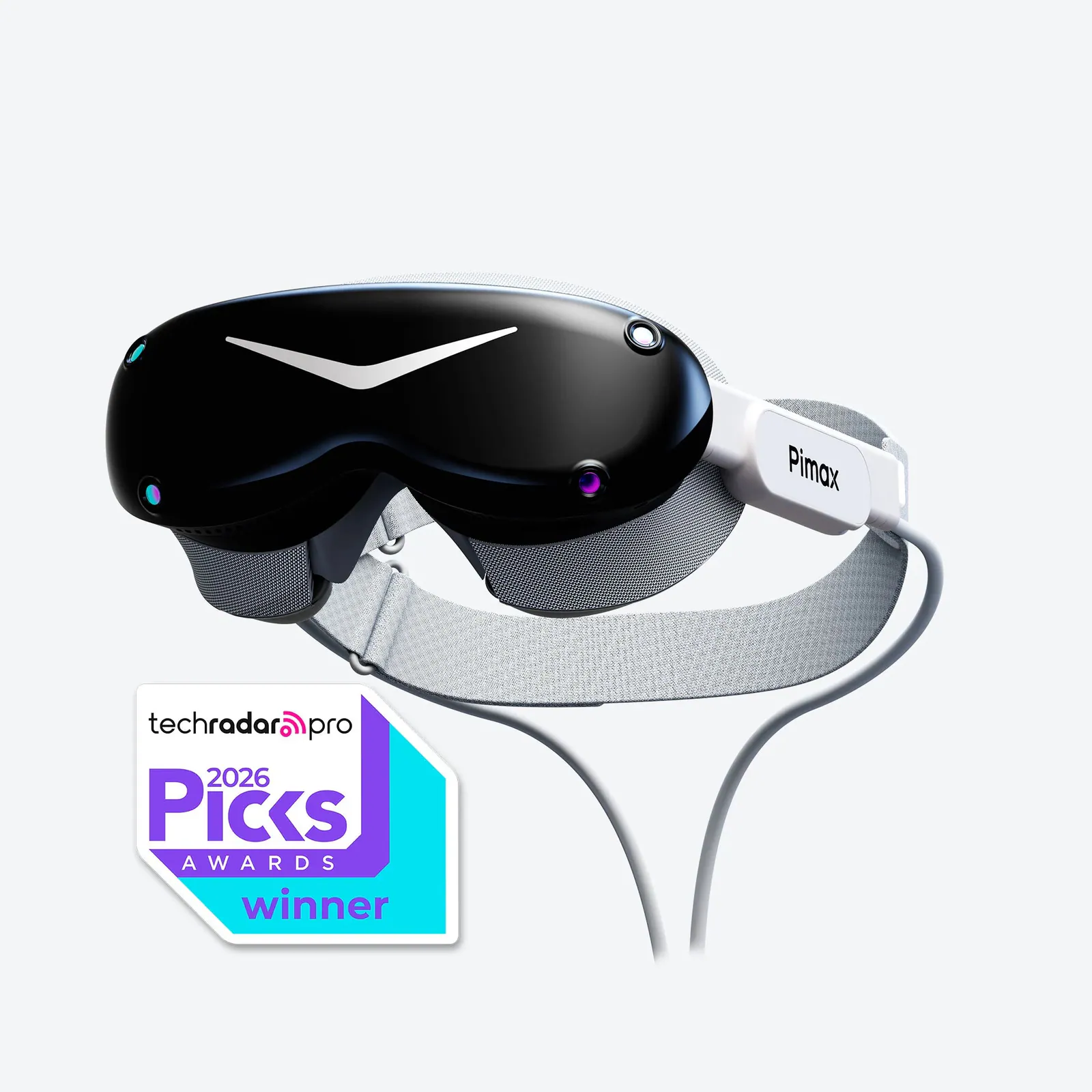 Compact black Pimax Dream Air Micro-OLED VR headset