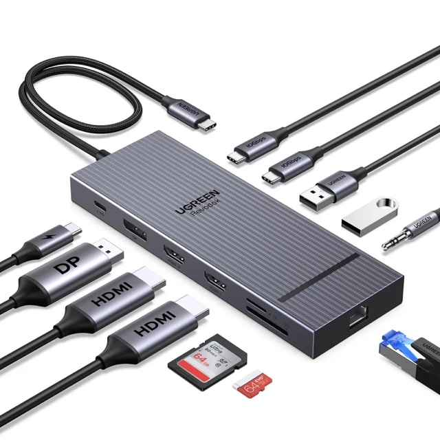 UGREEN Revodok Pro 10-in-1 USB-C Docking Station accessory for handheld gaming PCs
