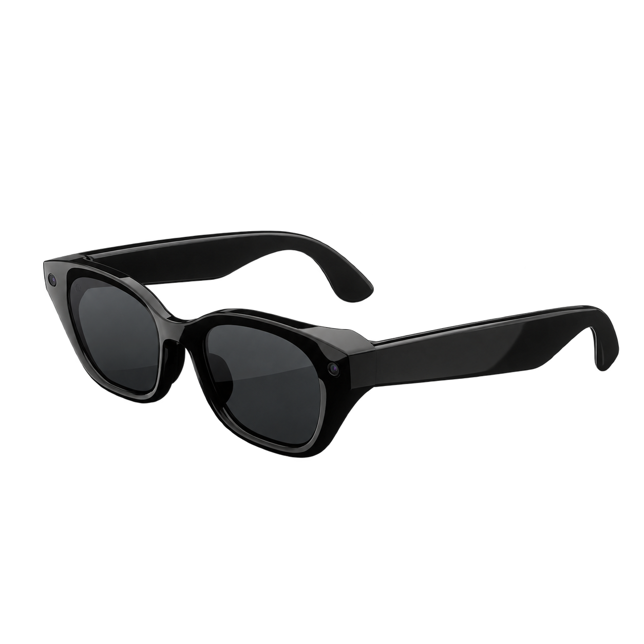 Meta Capri glasses in Classic Black with Grey lenses